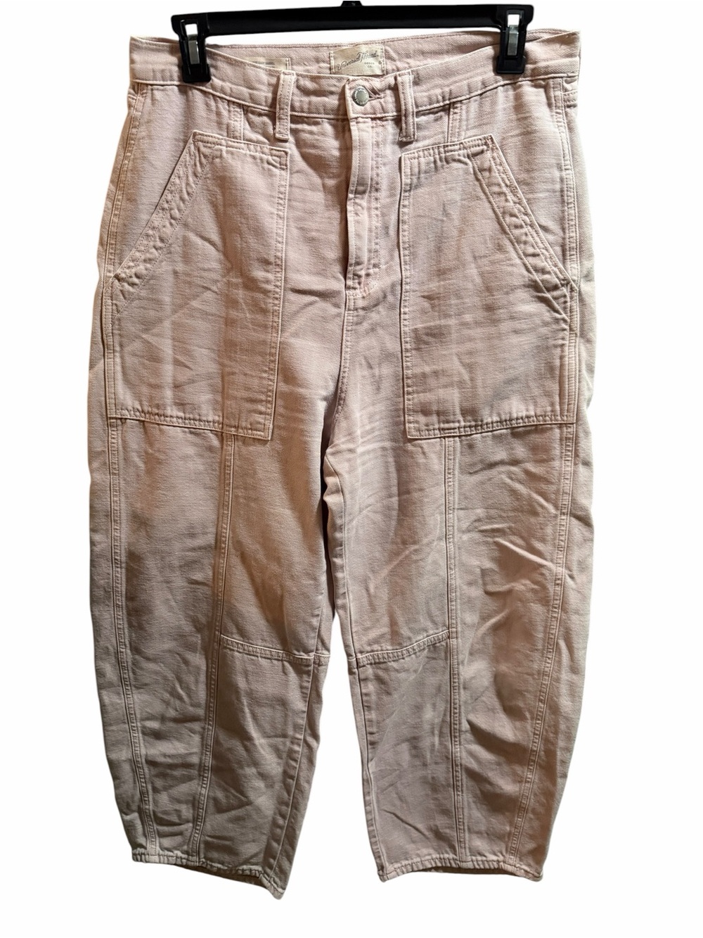 Universal Thread pink barrel jeans size 12 EUC - Picture 2 of 6